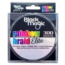 Black Magic Rainbow Braid Elite 300m