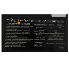 Tica Reel Talisman TG8000H 14RRB 5.4:1 Jig/Spin