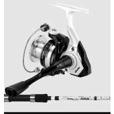Okuma ARIA COMBO 4PC6'6 L SPIN ROD & ARIA 30 REEL 15LB LINE PRE-SPOOLED W/TUBE