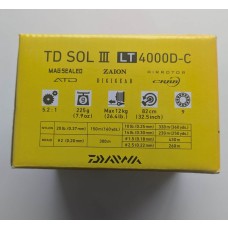 Daiwa Reel TD Sol III LT 4000 Spinning Reel
