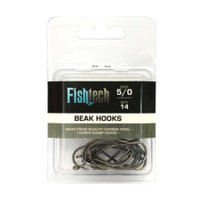 Fishtech Beak Hooks - 5/0 (14 Per pack) 