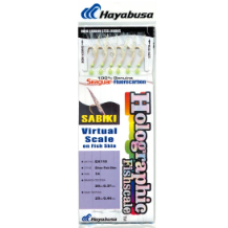 Hayabusa EX110 Sliver Flasher Fish Skin Sabiki
