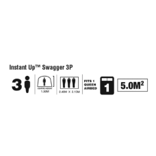 Coleman Instant Up Swagger 3P Dark Room
