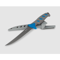 Buck 145 Hookset Fillet Knife 6" Blue/Gray Clam