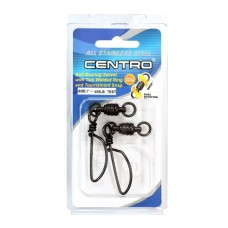 Centro Swivel T/Snap S/S Double Ring #7 400lb PK2