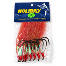 Holiday Flasher Beak hook - 7/0