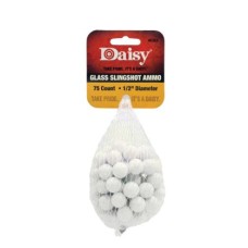 Daisy Slingshot Ammo 1/2" Glass 75-count