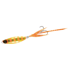 Hayabusa Jack Eye Kunekune Jig - 20g/#6 Gold Orange Zebra