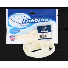 Fishbites E-Z Crab 1/2"x12" Flesh LL