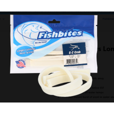 Fishbites E-Z Crab 1/2"x12" Flesh LL