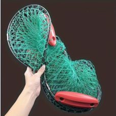 TE Foldable fishing cage with three floats 35cm x 40cm x 40cm 