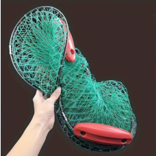 TE Foldable fishing cage with three floats