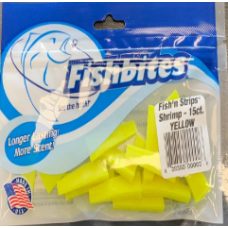 Fishbites Fish'n Strips - Yellow - Shrimp - LL