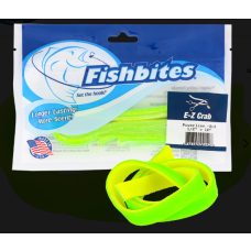 Fishbites E-Z Crab 1/2"x12" Power Lime LL