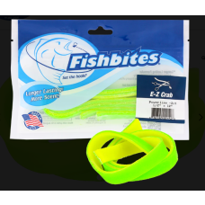 Fishbites E-Z Crab 1/2"x12" Power Lime LL