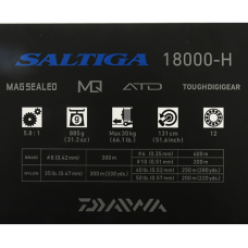Daiwa Reel 20 Saltiga (G) 18000H