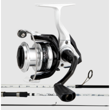 Okuma ARIA COMBO 4PC6'6 L SPIN ROD & ARIA 30 REEL 15LB LINE PRE-SPOOLED W/TUBE