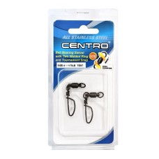 Centro Swivel T/Snap S/S Double Ring #4 170lb PK2