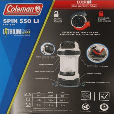Coleman Vanquish 550 Spin Lithium-Ion Lantern