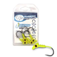 Fishbites Fight Club Jig Head 3/16 OZ Chartreuse