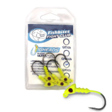 Fishbites Fight Club Jig Head 3/16 OZ Chartreuse