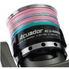 OKUMA REEL ACUADOR SPIN 4000A W/MC BRAID 20LB