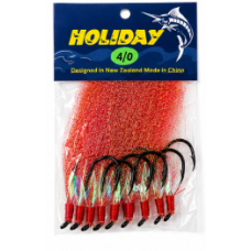 Holiday Flasher Beak hook - 4/0