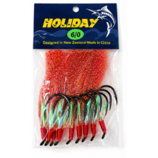 Holiday Flasher Beak hook - 6/0