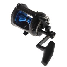 Okuma Reel Boat SOLTERRA SLX BLUE 30 2 SPEED T HANDLE LEVER DRAG