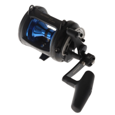Okuma Reel Boat SOLTERRA SLX BLUE 30 2 SPEED T HANDLE LEVER DRAG