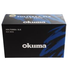 Okuma Reel Boat SOLTERRA SLX BLUE 30 2 SPEED T HANDLE LEVER DRAG