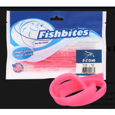 Fishbites E-Z Crab 1/2"x12" Pink LL