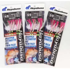 Hayabusa Snapper Paternoster Rig - Pink - 4/0