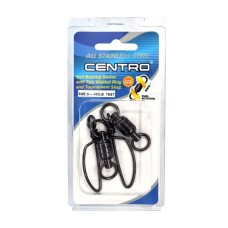 Centro Swivel T/Snap S/S Double Ring #9 450lb PK2