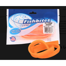 Fishbites E-Z Crab 1/2"x12" Orange LL