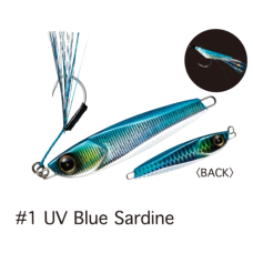 Hayabusa Jigging Sabiki EX450 - UV Blue Sardine/80g /13 (L)