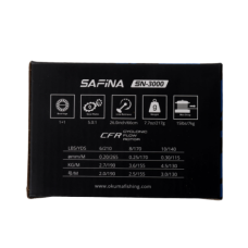 OKUMA REEL SAFINA ALU.SPOOL 3000/6KG MONO